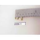 2226-01 -HO Metric Screws, steam loco, drawbar etc, 2mm x 3mm long, 1.25mm long thread - Pkg.2