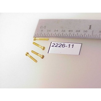 2226-11 - Metric Screws, shouldered (pantographs etc.) 1mm x 5.5mm long, 3mm long thread - Pkg.4