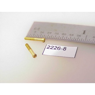 2226-08 - Metric Screws, shouldered (pantographs etc.) 1.4mm x 8mm long, 3mm long shoulder - Pkg.2
