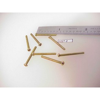 2227-2 - Metric screws, 2mm x 20mm, philips - Pkg.8 