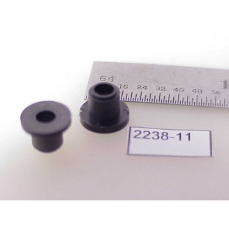 2238-11 - Washers/Shouldered, nylon, 8.25mm wide top, 5mm wide shoulder, 5.8mm tall, 3.1mm ID hole, 4mm tall shoulder - Pkg.2