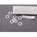 2238-12 - Washers, flat, nylon,4mm wide,  2.35mm ID hole, 0.20mm thick - Pkg.8