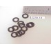 2238-14 - Washers, flat, nylon, 6mm wide,  3.25mm ID hole, 0.25mm thick - Pkg.12