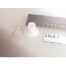 2238-07 - Washers/Shouldered, nylon, 5.5mm wide top, 4mm wide shoulder, 5.5mm tall, 3.1mm ID hole, 4.5mm tall shoulder - Pkg.2