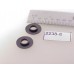 2238-08 - Washers/Shouldered, nylon, 8.5mm wide top, 4.2mm wide shoulder, 1.15mm tall, 3.1mm ID hole, 1mm tall shoulder - Pkg.2