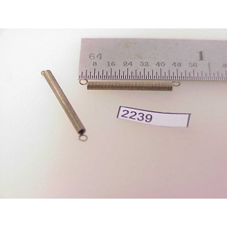 2239 - Springs,coil, pantograph, etc, w/end loops 16mm long x 1.6mm OD - Pkg.2
