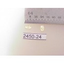 2450-24 - Builders Plate, FM,1/8" x 1/16" octangal  - Pkg. 2