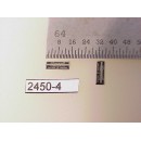 2450-04 - Builders Plate, stainless steel, GE (old style) 7/32" x 1/16" (wide)  - Pkg. 2
