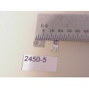 2450-05 - Builders Plate, stainless steel, GE (modern, small 1/3 GE right side) 5/32" x 3/32"  - Pkg. 2