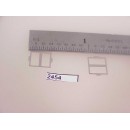 2454 -HO Diesel Cab,window trim, paired w/tab sides 11/32" x 5/16" (or caboose) - Pkg. 2