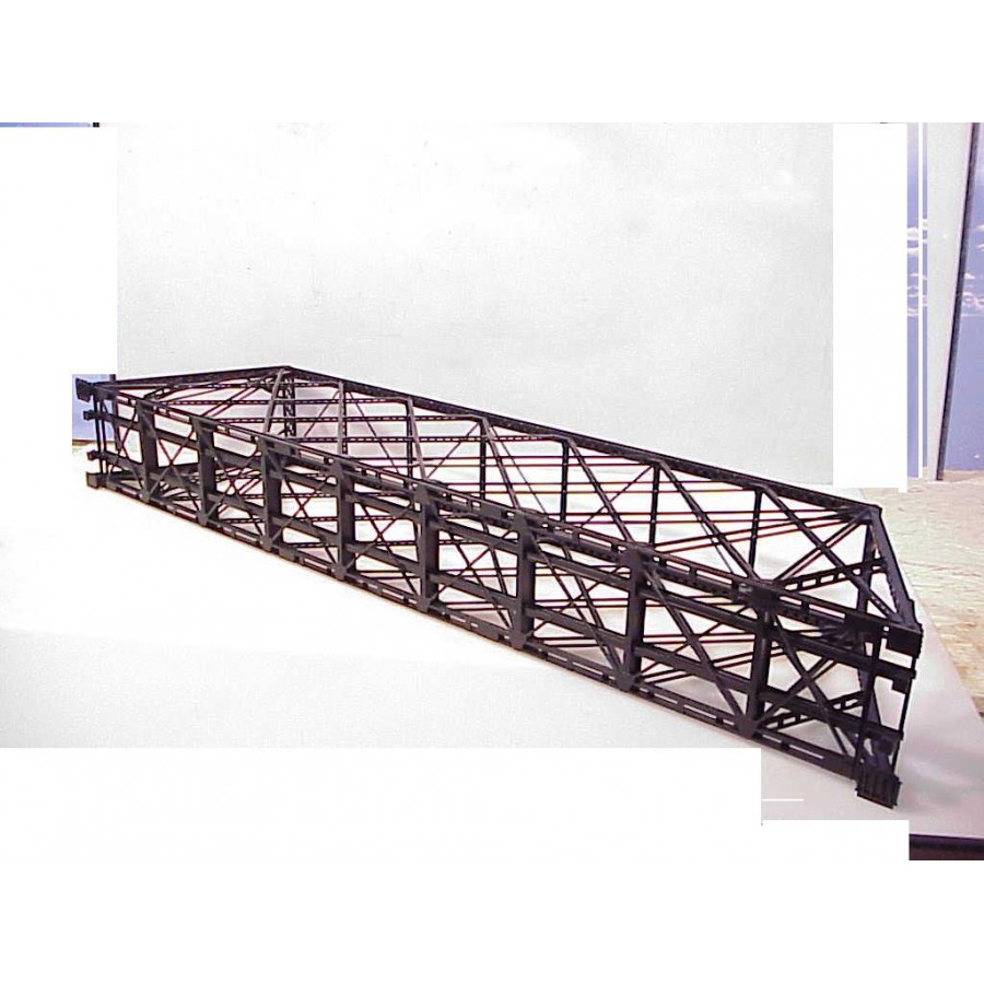 HO SCALE 139' Lattice Through Truss Bridge. Limited Run. Straight Version