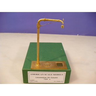 NOW IN STOCK - Type A  Locomotive Oil Column. All brass construction.