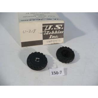 O Scale US Hobbies Semi Trailer Rubber Relacement Tires #150-7 