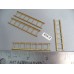 BRASS O Freight Car Side and End Ladders #816-2