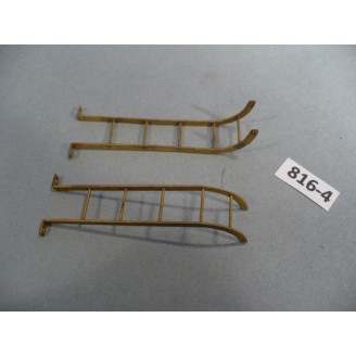 BRASS O Overland Caboose End Ladders #816-4
