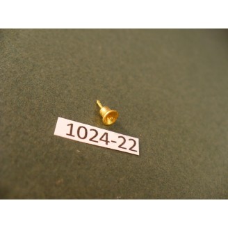 1024-22 HO BRASS Steam Loco Bell Body Only 1/8"H pkg.1