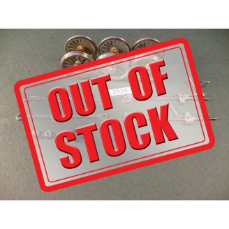 1039-54 HO Steam Loco 74" Spoked Drivers with rods PSC C&O L-1 etc. F/P pkg.1 set