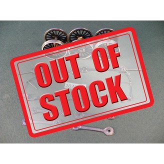 1039-69 HO Steam Loco 78" Spoked Drivers w/rods PSC NYC Commodore etc. F/P pkg.1 set