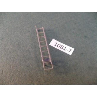 1081-7 HO BRASS Steam Loco Tender Deck Ladder, PSC NYC J3a etc.,  9-Rung