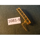 1081-9  HO BRASS Steam Loco Tender Deck Ladder, PSC SP F-3 etc.,  7-Rung