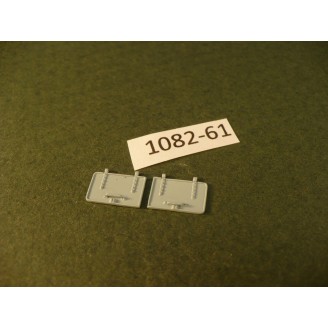 1082-61 Steam Loco Tender Water Hatch Cover (PSC ATSF Goose etc.)  oval