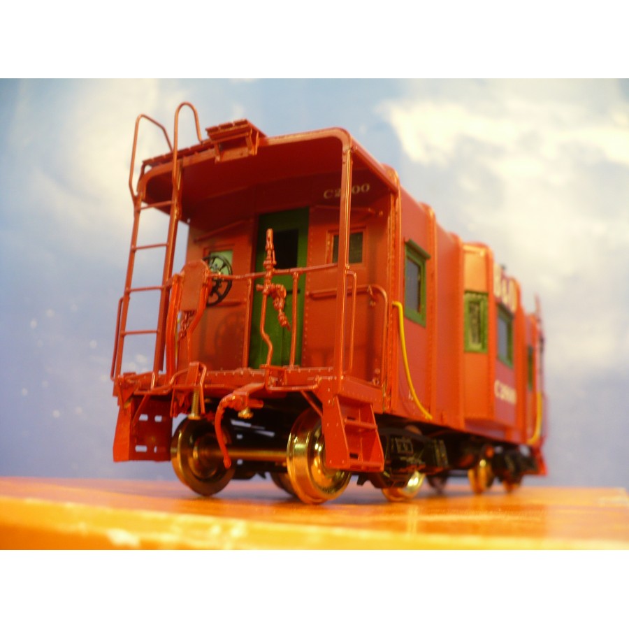 BRASS O Precision Baltimore & Ohio I-12 Wagon-Top Caboose F/P