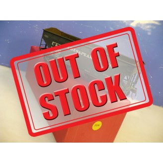 BRASS O Yoder Chesapeake & Ohio 2 Bay Hopper peaked ends C/P