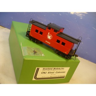 BRASS O Overland Central of New Jersey Steel Caboose C/P