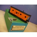 BRASS O Overland Milwaukee Road Ribbed Steel Caboose F/P