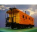 BRASS O Overland Milwaukee Road Ribbed Steel Caboose F/P