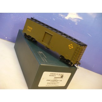 BRASS O American Scale Models Erie Express Box Car (ex-milk car) F/P